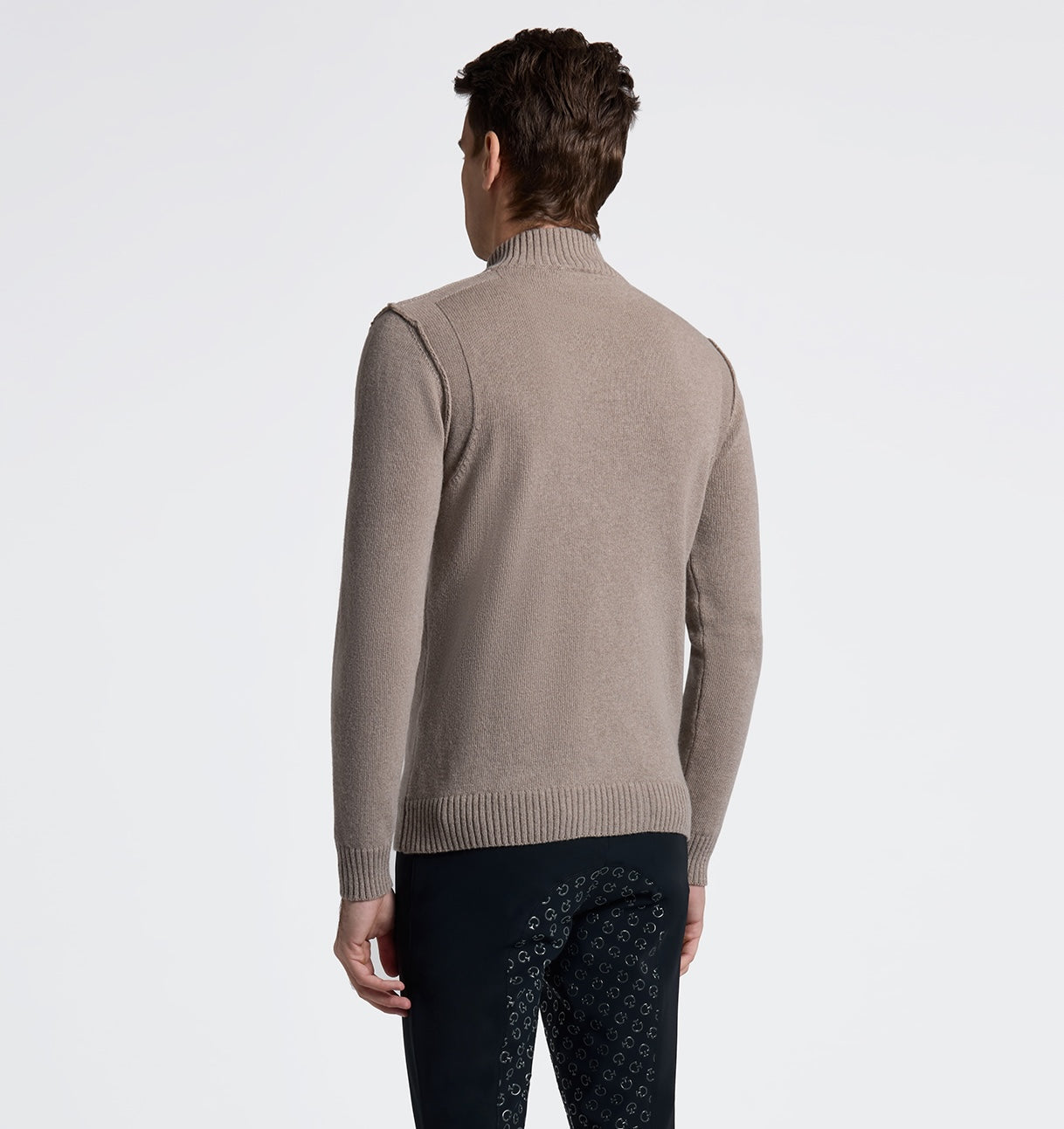 Cavalleria Toscana Pure Wool 1/2 Zip Sweater