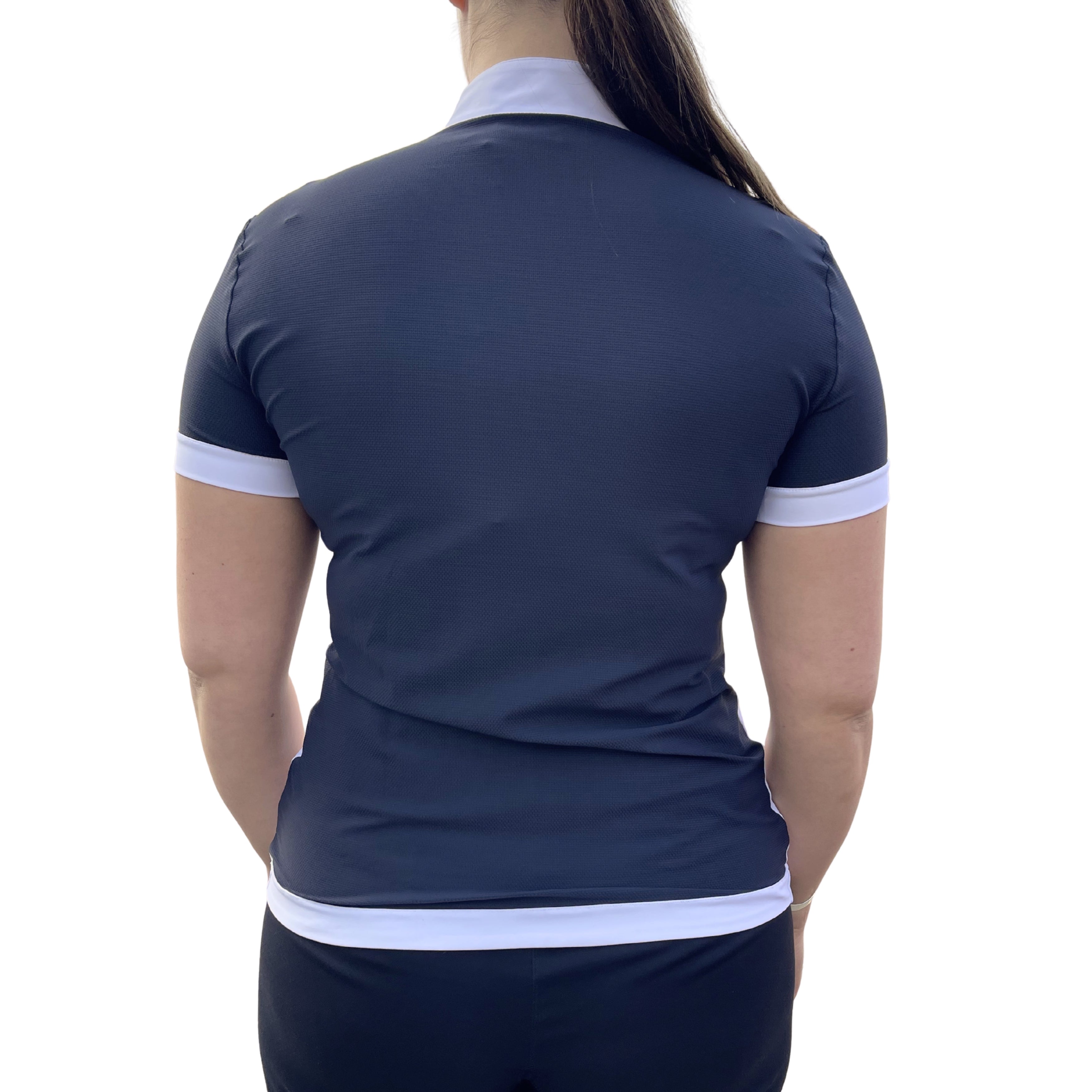Cavalleria Toscana Turned Up Competition Zip Polo