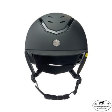 Charles Owen Kylo Mips Ridehjelm - Sort/Shiny Sort