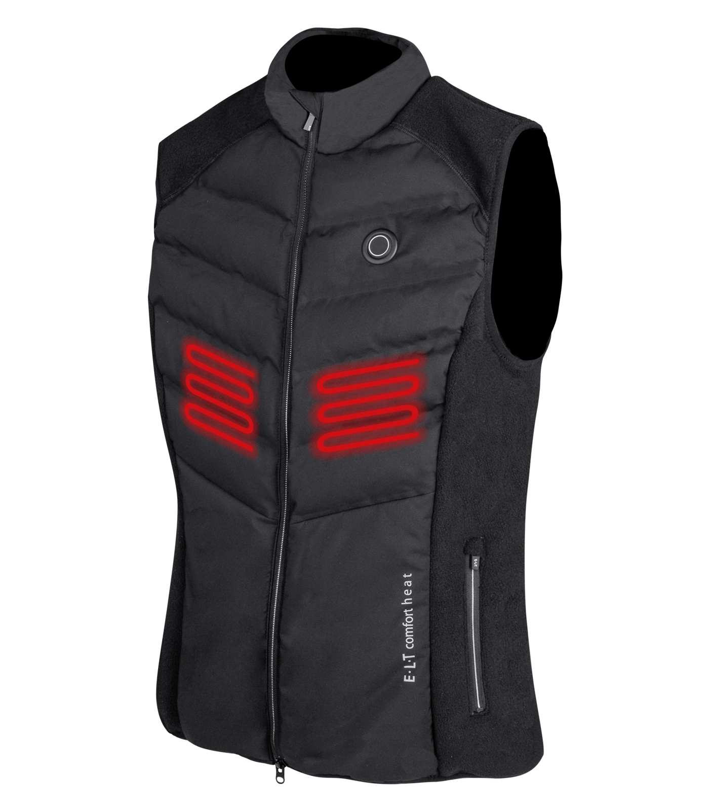ELT Comfort Varme Vest M. Powerbank - Sort
