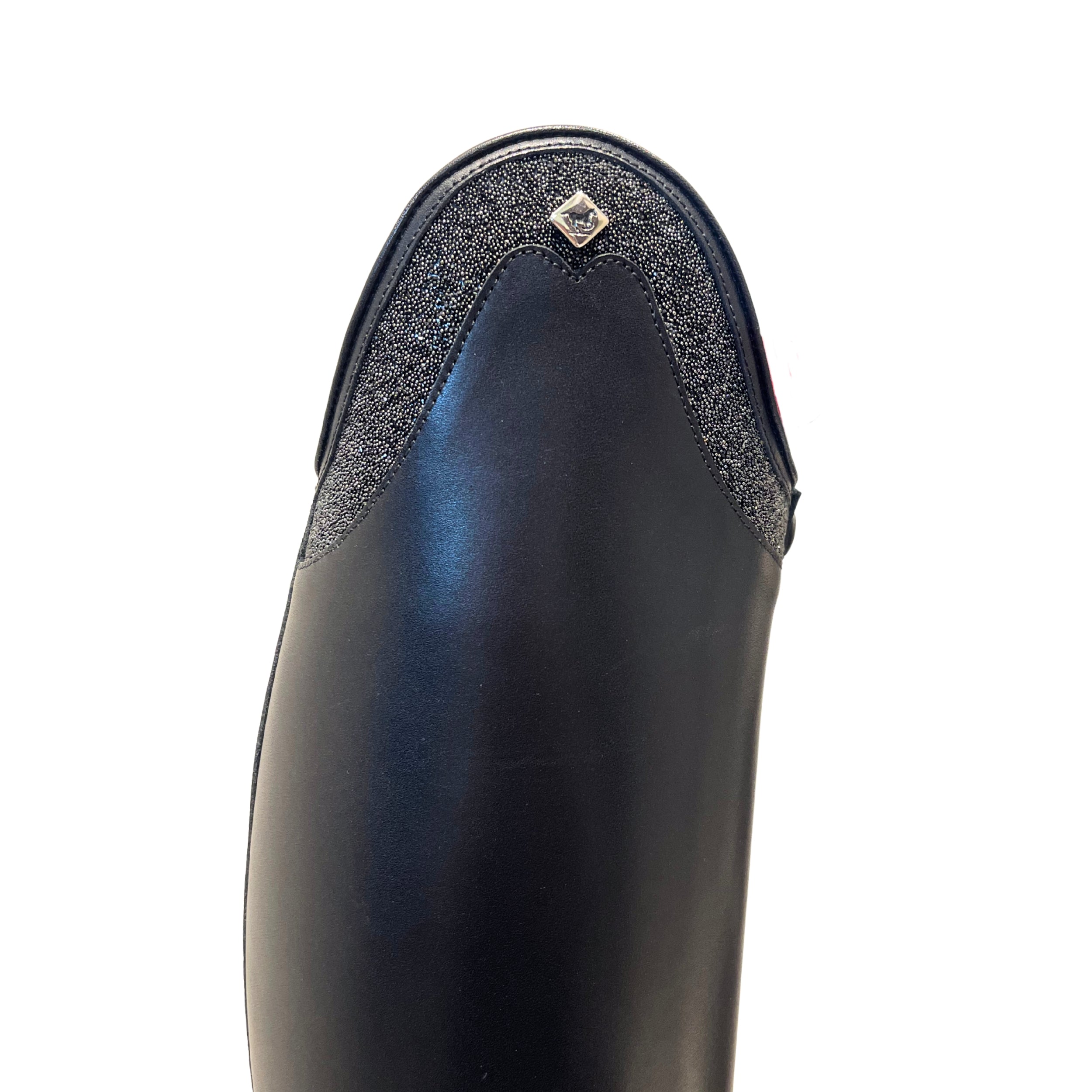 DeNiro Rafaello Ridestøvler M.Rodine Wide Top M. Fabric Jet Hermatite - Sort