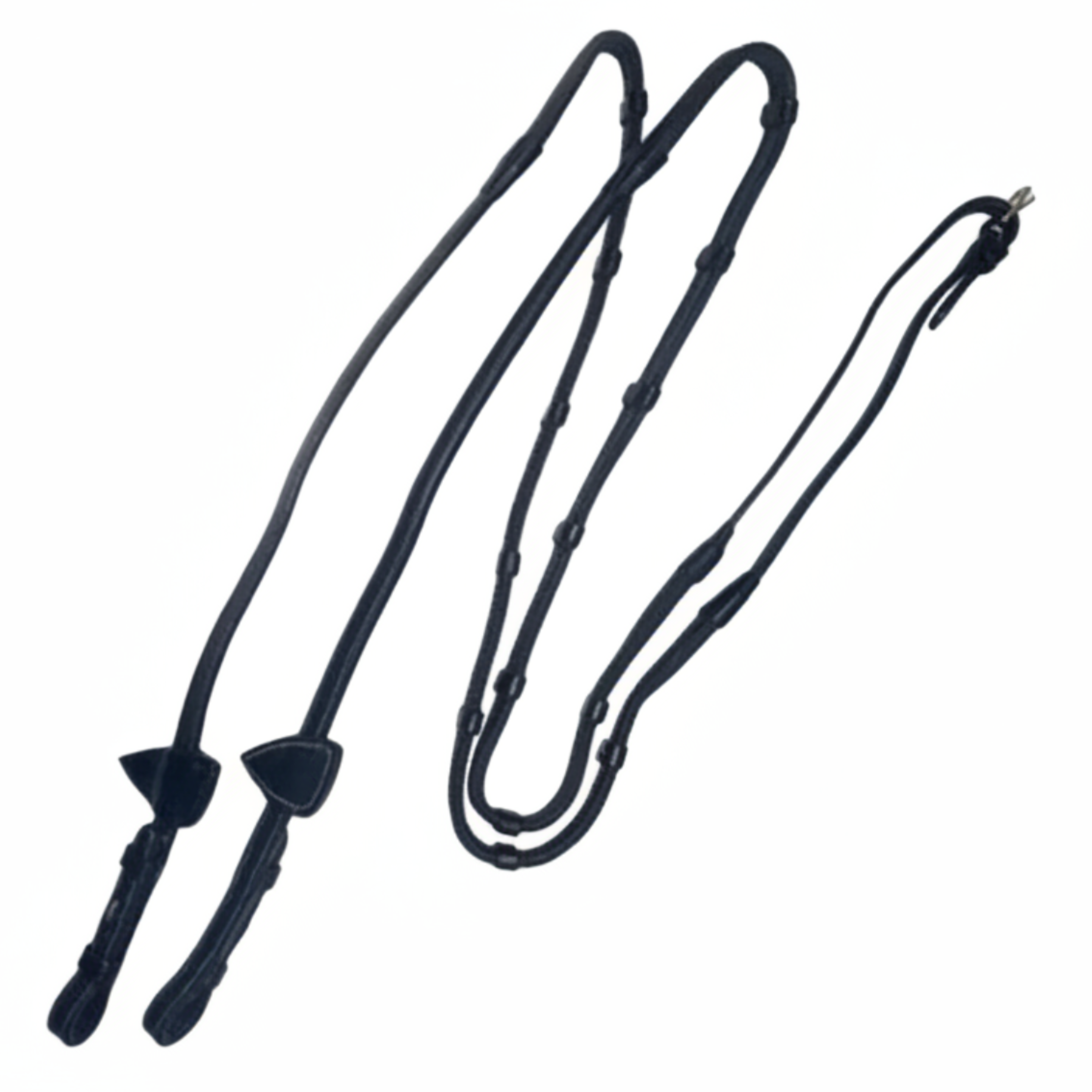 Dyon Working Gummitøjle m. Stoppere - Sort / Messing