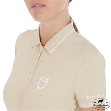 Equestro Teknisk Træningspolo - Beige