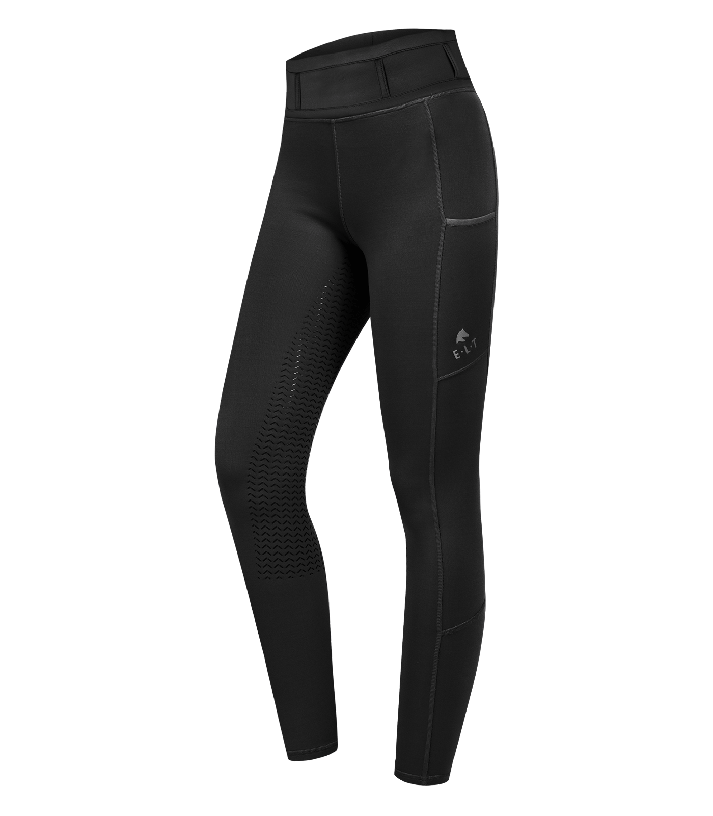 Ella Ride Tights Fuldgrip Voksen - Sort