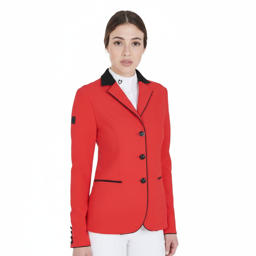 Equestro Elegance Stævnejakke - Rød