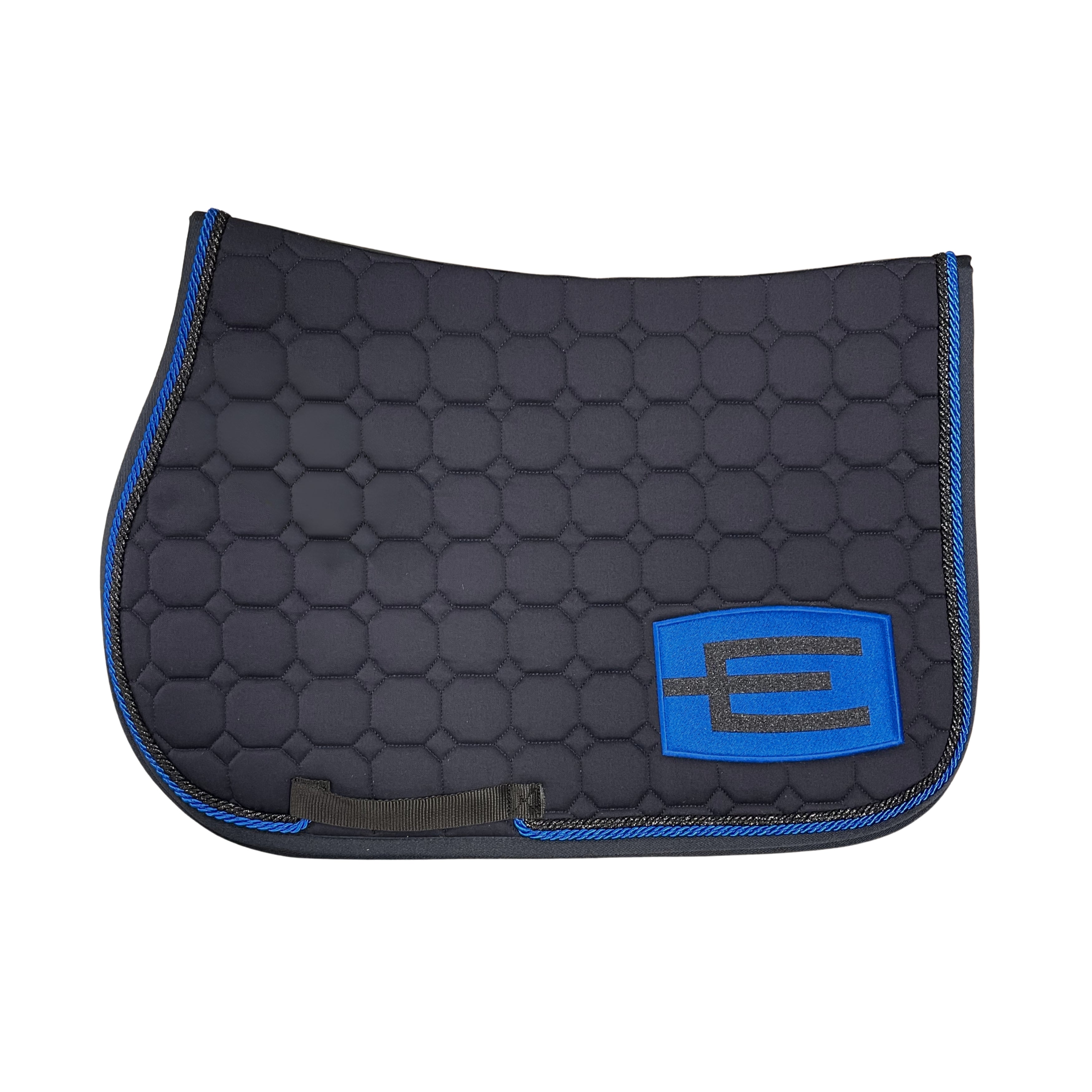 Equiline Octagon Springunderlag - Blue/Royal/Glitter Black