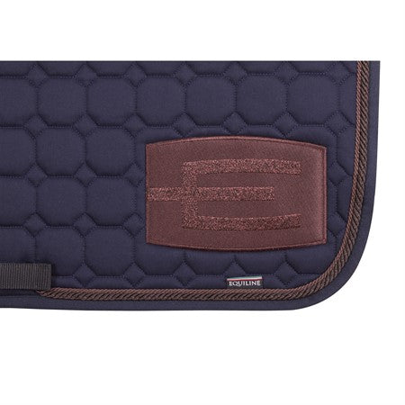Equiline Octagon Springunderlag - Blå/Glitter Bronze