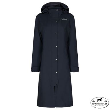 Equipage Heaven Lang Regnjakke - navy