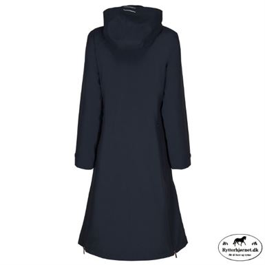 Equipage Heaven Lang Regnjakke - navy