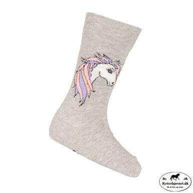 Equipage Glitter Strømper - Grey Melange