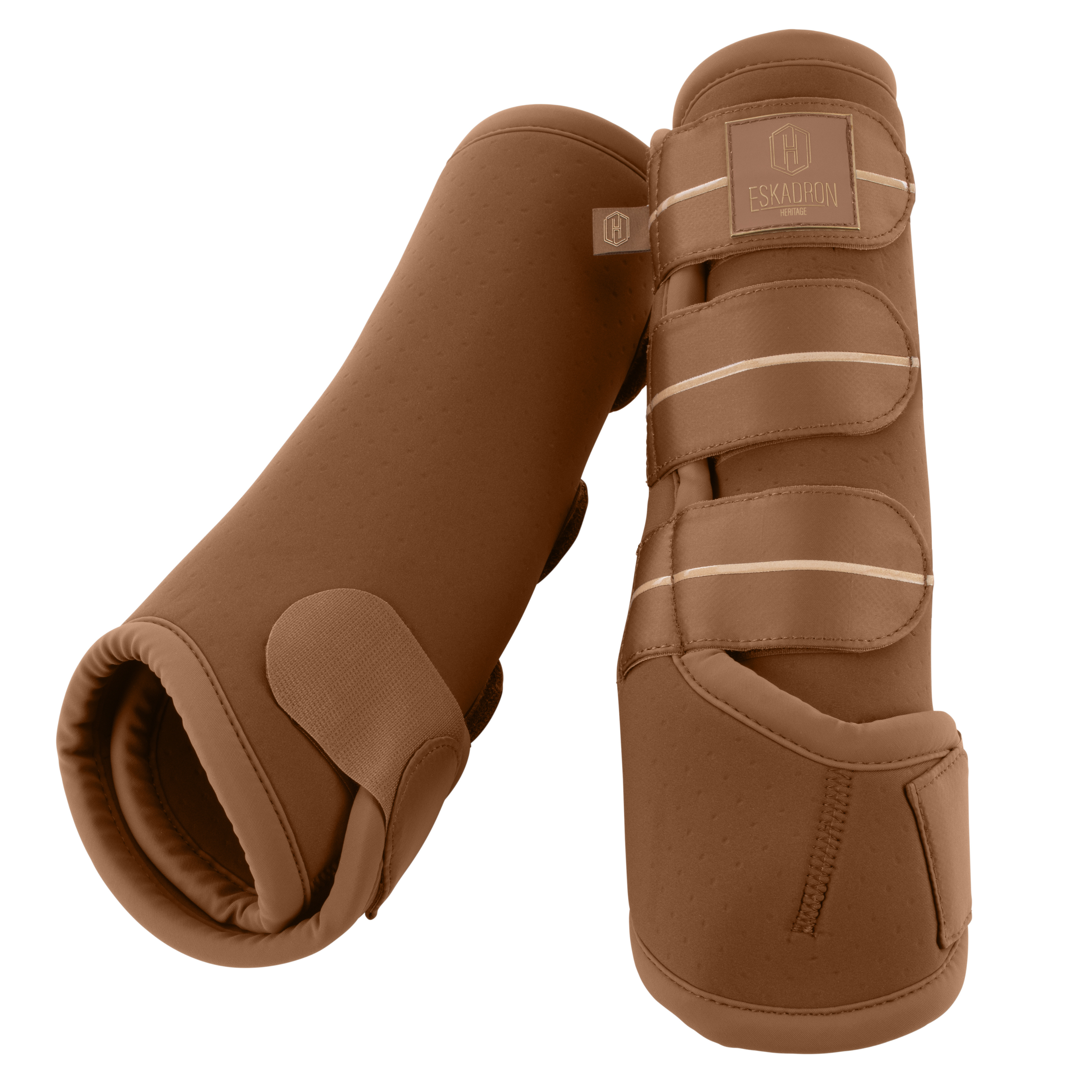 Eskadron Heritage Tendon Pro Gamacher Front - Almond