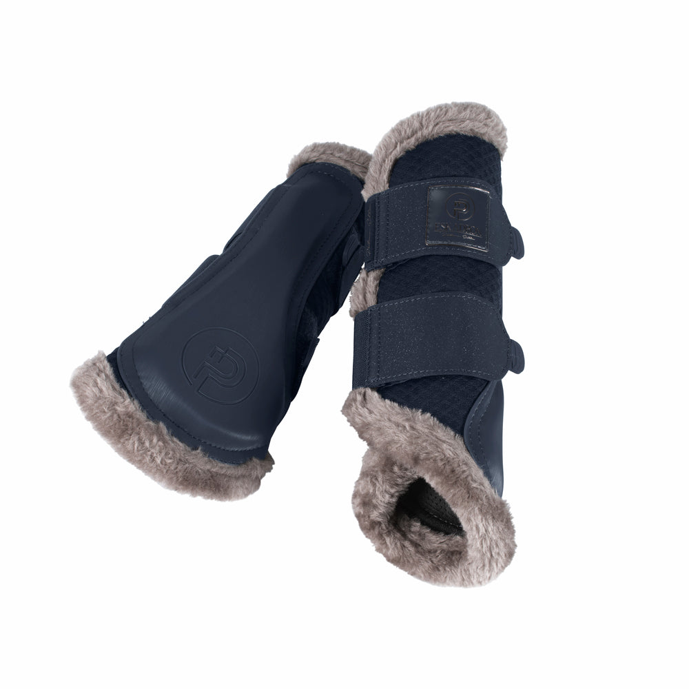 Eskadron Mesh Fauxfur Gamacher Shetland - Navy