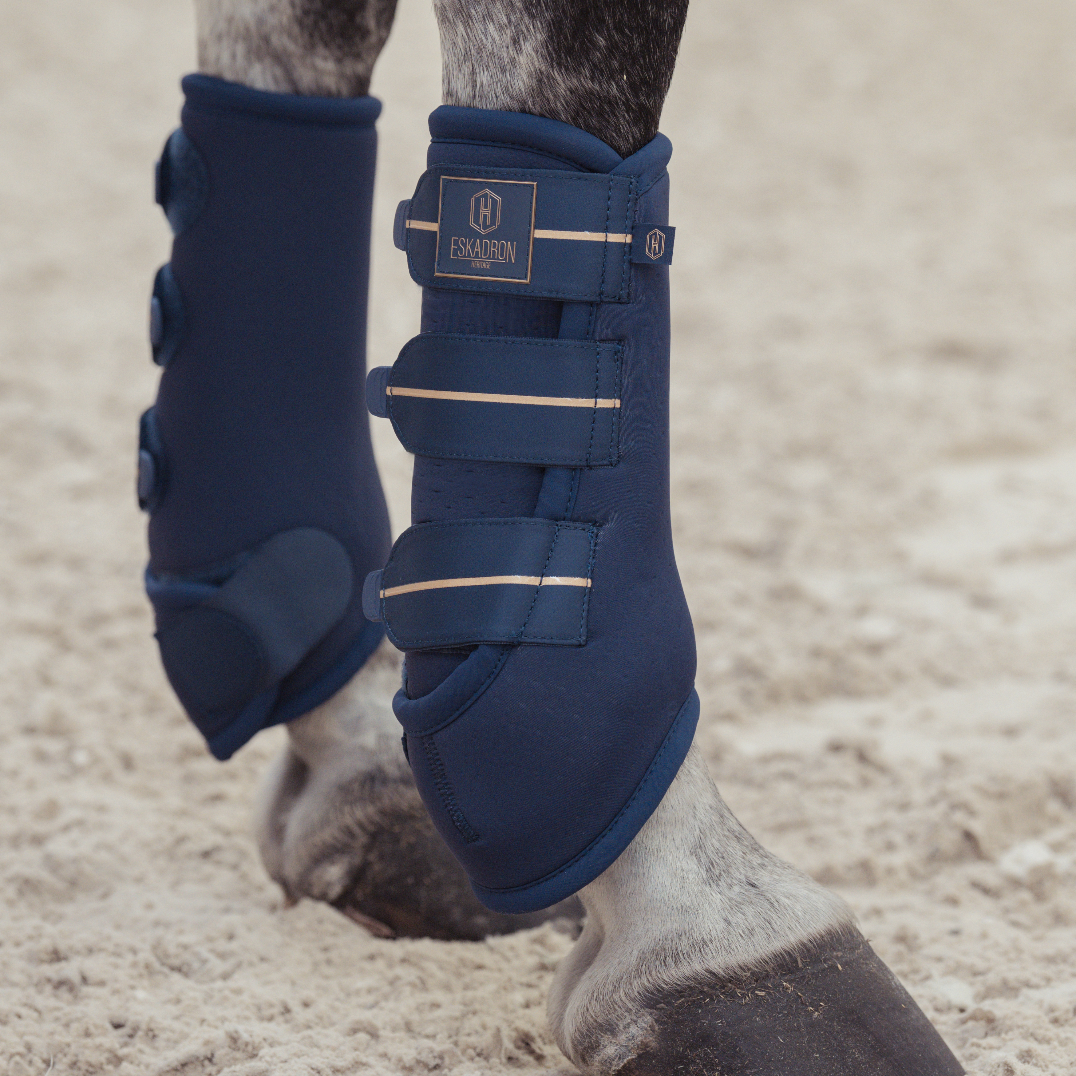 Eskadron Heritage Tendon Pro Gamacher Front - True Blue