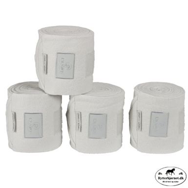 Eskadron Stamped Fleecebandager Platinum 4-pak - Pearlgrey
