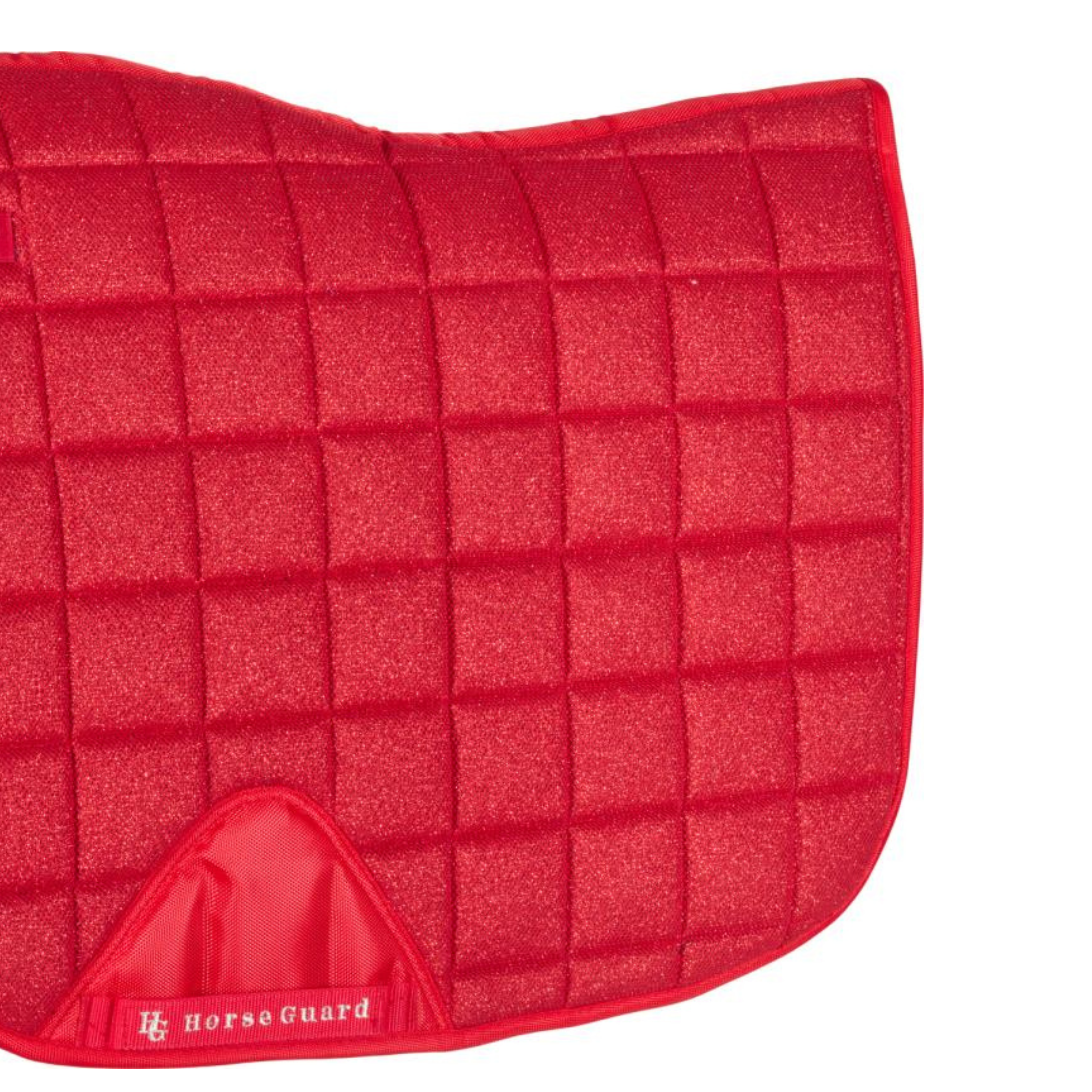 Horse Guard Mesh Glitter Jule Underlag - Rød