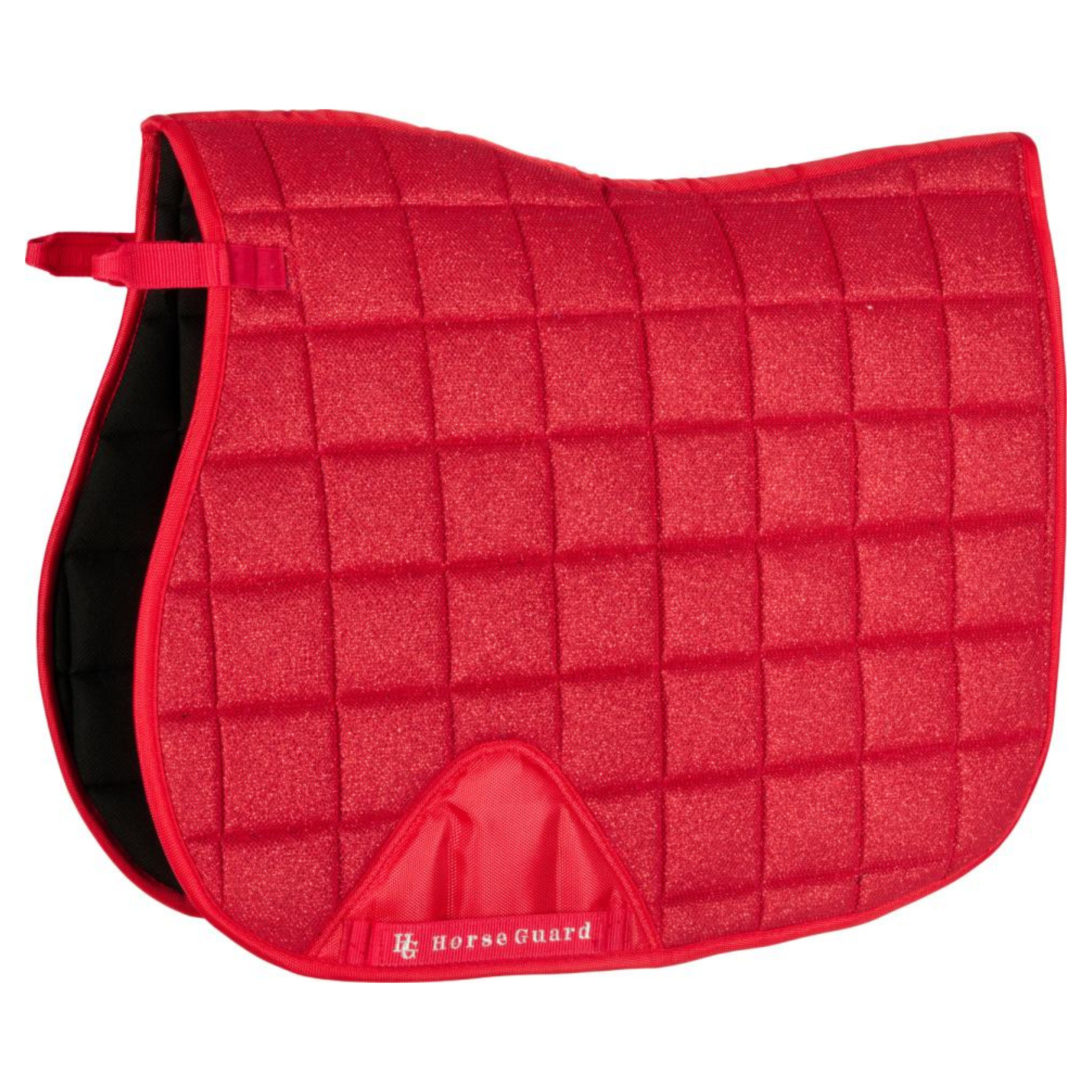Horse Guard Mesh Glitter Jule Underlag - Rød