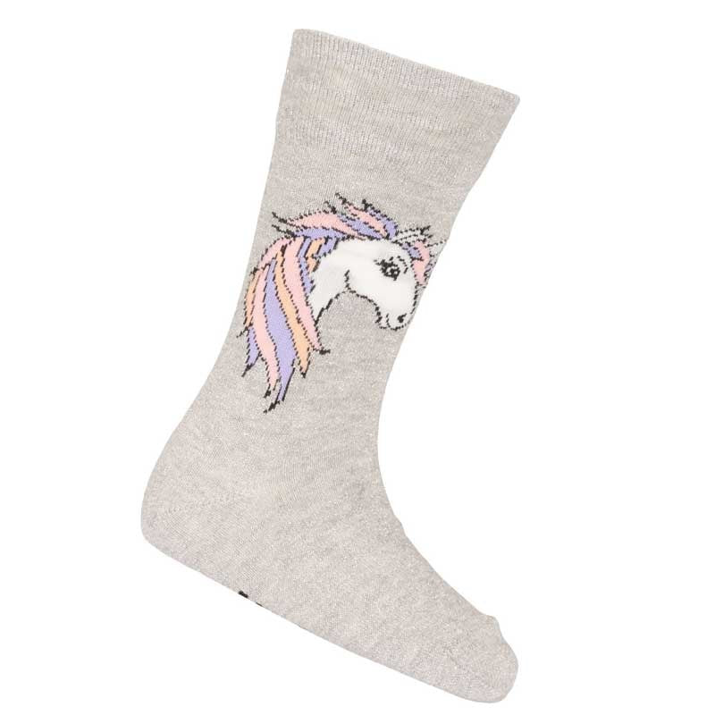 Equipage Glitter Strømper - Grey Melange