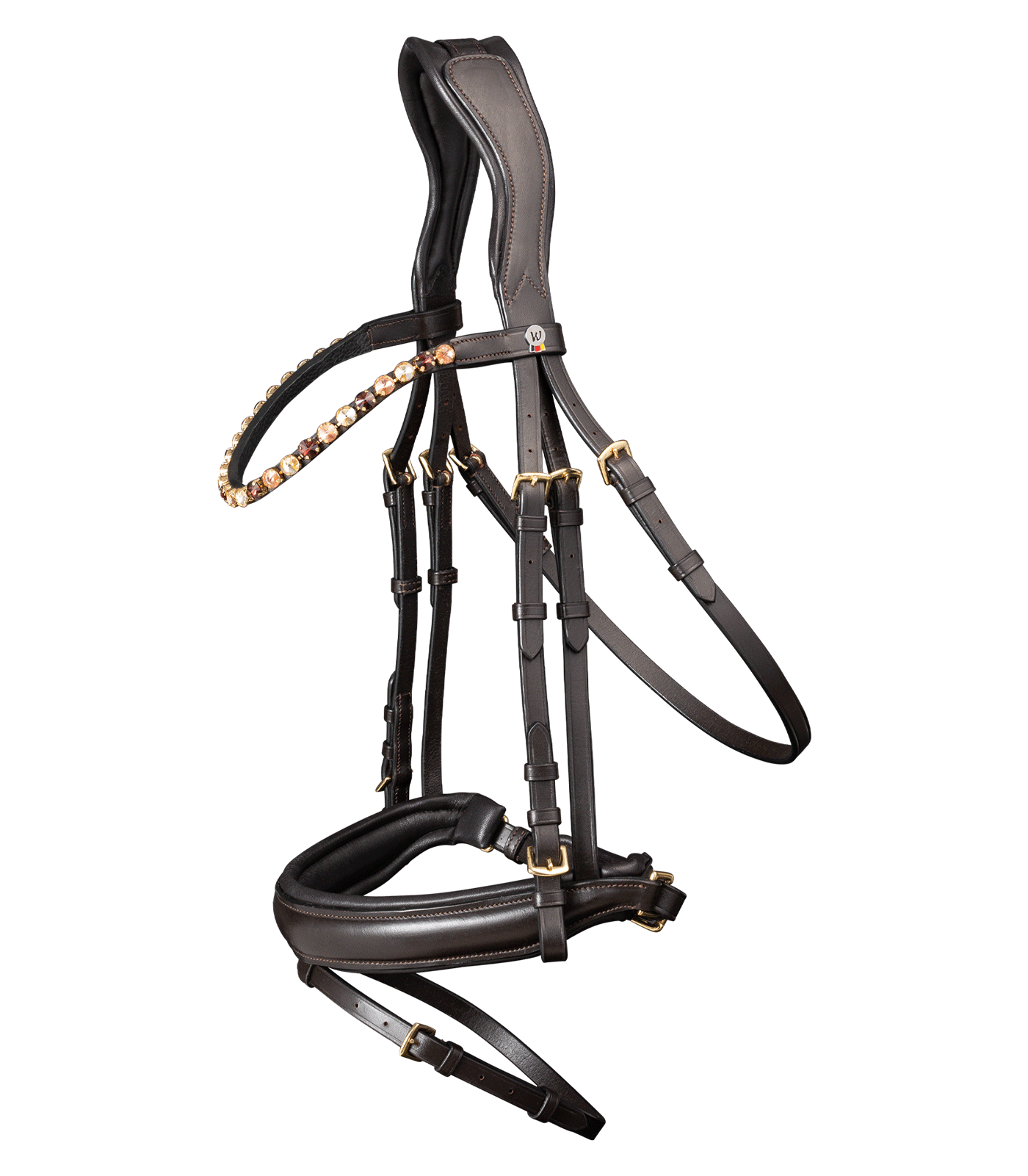 Waldhausen Goldheart X-line Trense - Brun