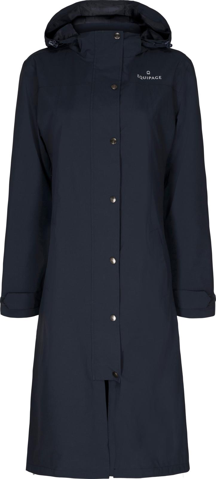 Equipage Heaven Lang Regnjakke - navy