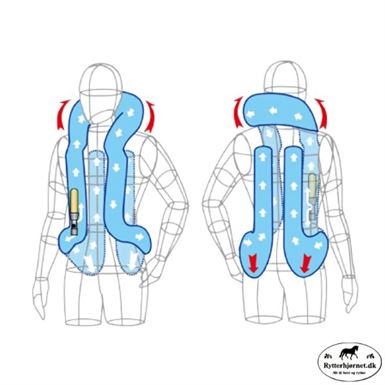 Hit-Air Vest H-model - Sort