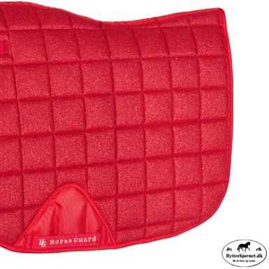 Horse Guard Mesh Glitter Jule Underlag - Rød