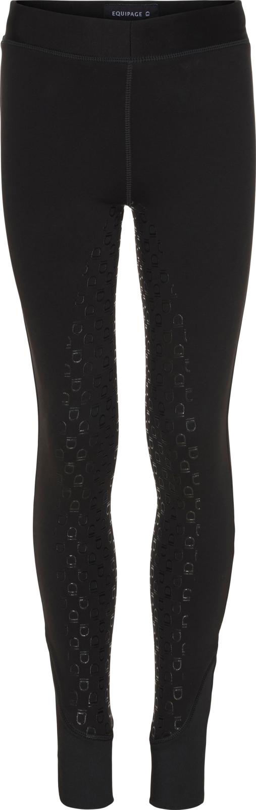 Equipage Java Vinter Ridetights Til Børn - Sort