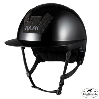 Kask Kooki Lady Ridehjelm M. Swarovski - Black Shine
