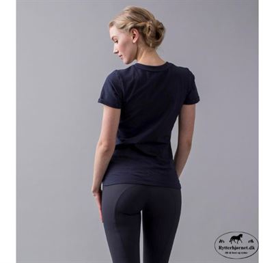 Kingsland Ovelia V-neck T-shirt - Navy