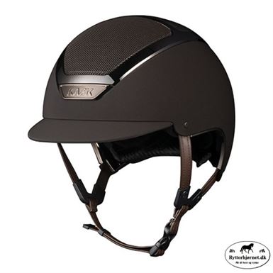 Kask Dogma Ridehjelm Brun M. Sort Chrome