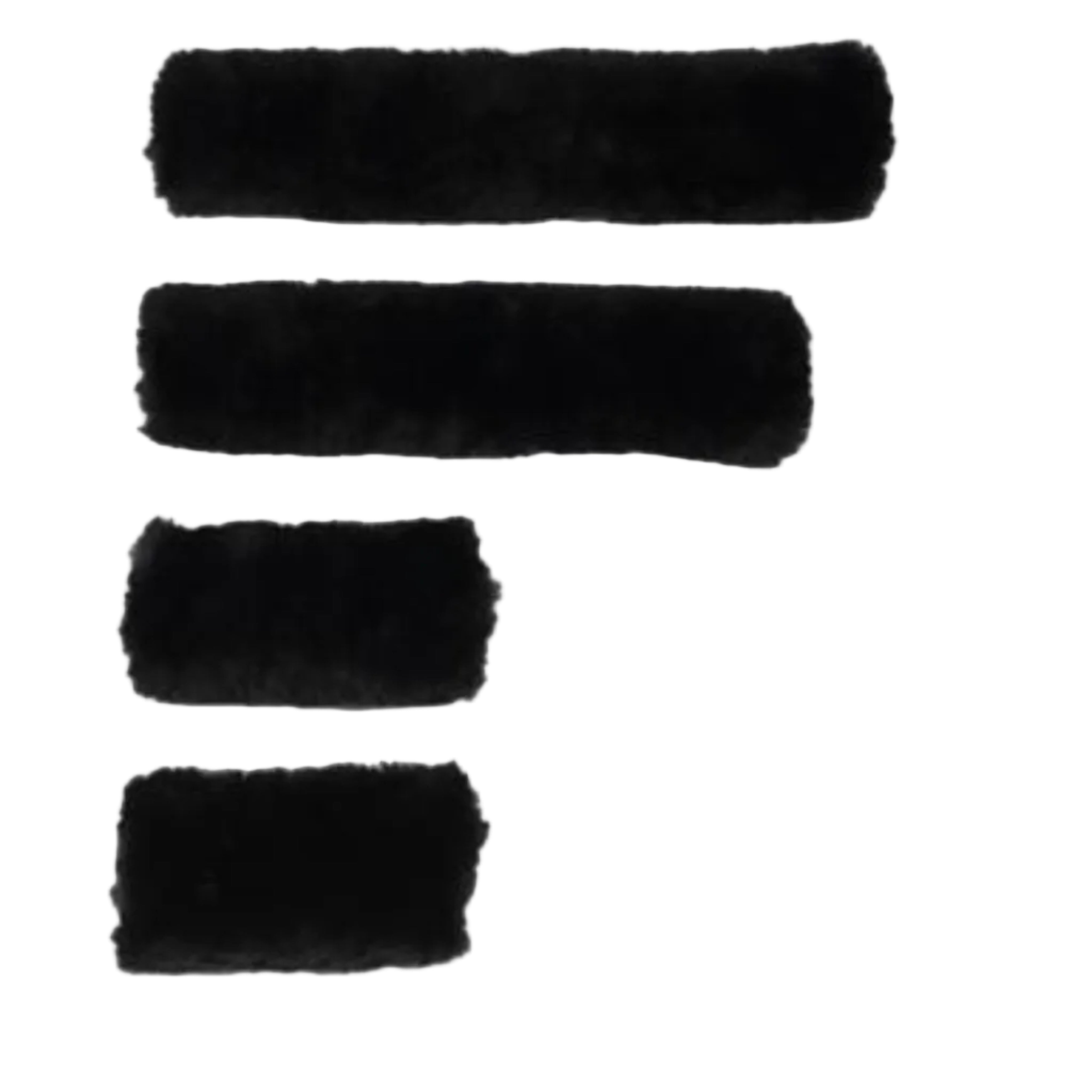 Kentucky Sheepskin Sæt Til Grime - Sort