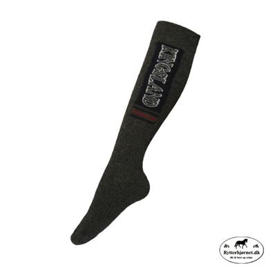 Kingsland Edy Unisex Wool-Mix Knæstrømpe - Dark Grey