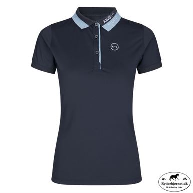 Kingsland Harriet Pique T- Shirt - Navy