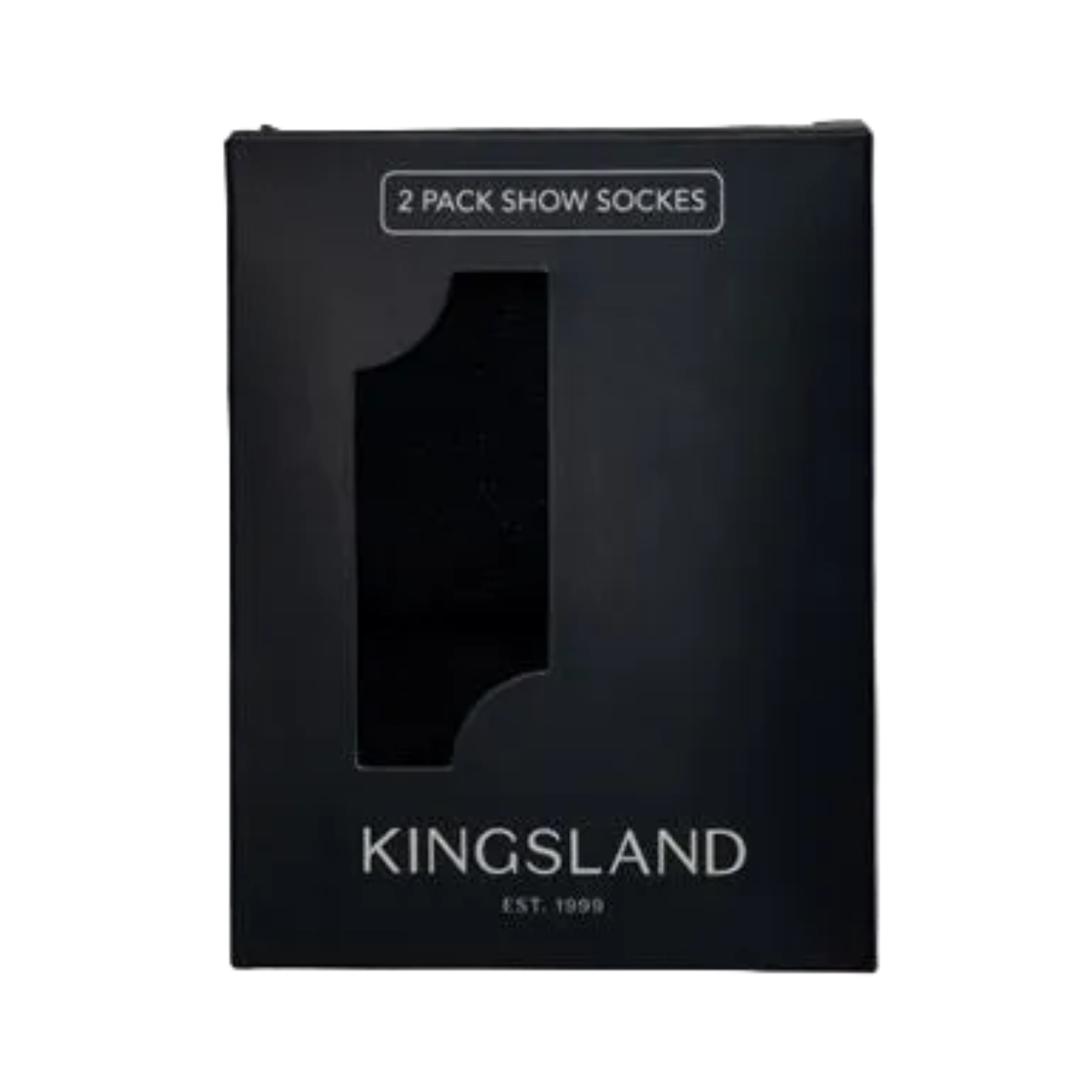 Kingsland 2 pak. Show Ridestrømper - Navy/Beige