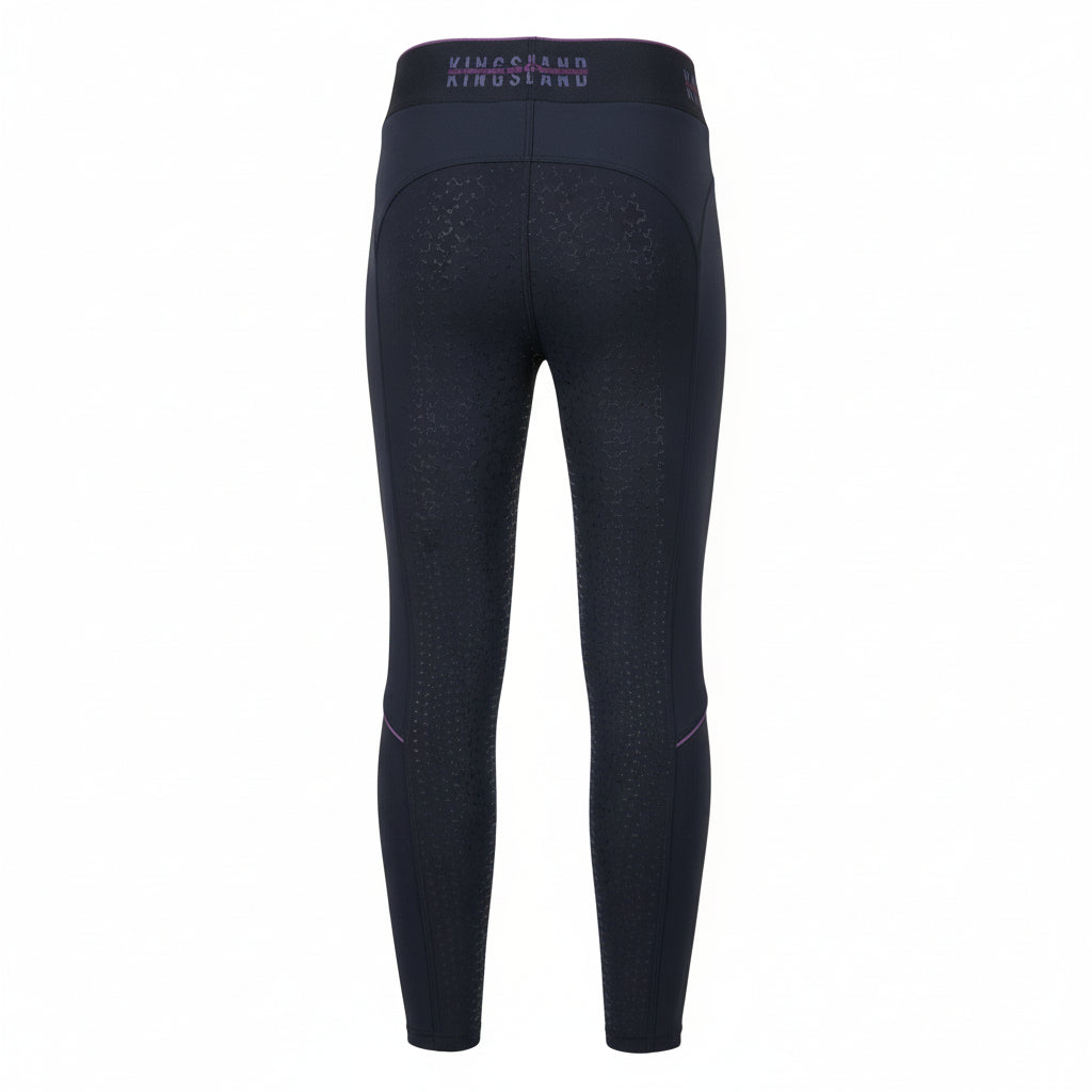 Kingsland Kandy Tights M. Fuldgrip Til Børn - Navy