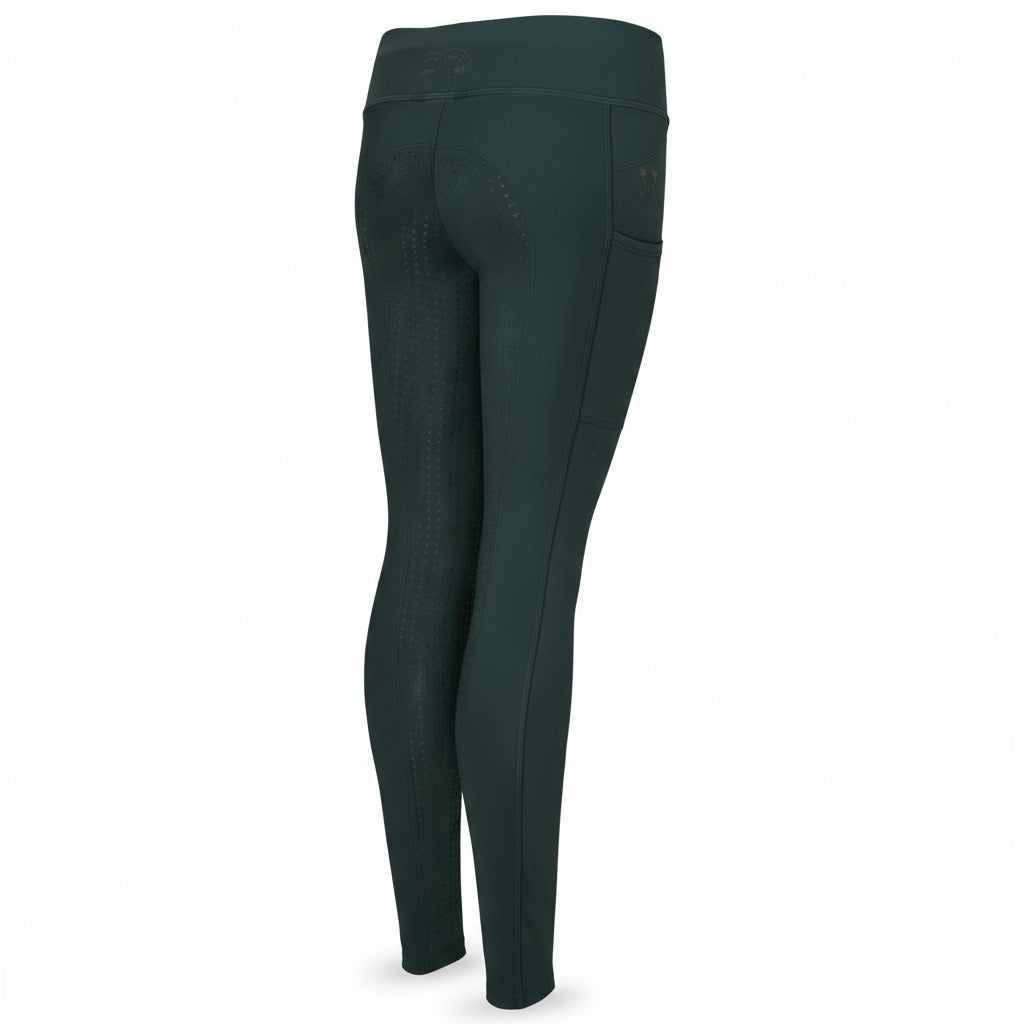 Kingsland Kattie Vintertights m. Fuldgrip - Green Ponderros