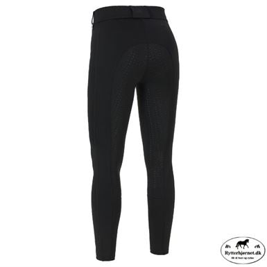 Kingsland Kaya F-Tec6 Fuldgrip Tights M. Knapper & Lynlås - Sort