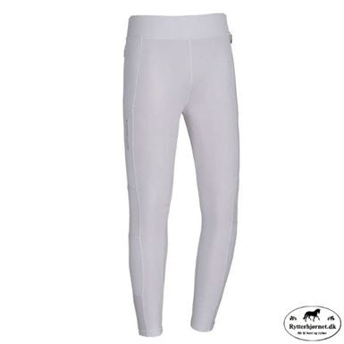 Kingsland Classic Kemmie Ridetights Fuldgrip Til Børn - Hvid
