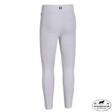 Kingsland Classic Kemmie Ridetights Fuldgrip Til Børn - Hvid