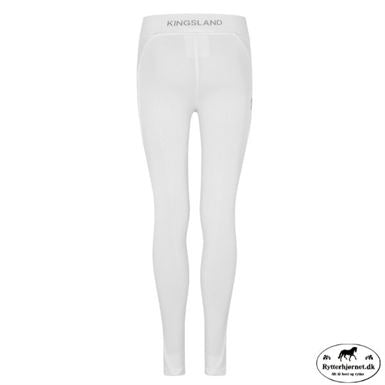 Kingsland Kemmie Tights M.Fuldgrip Til Børn - Hvid