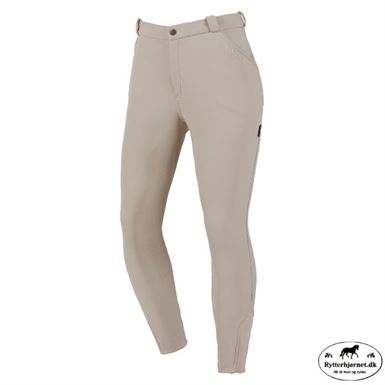 Kingsland Kenton Herre Ridebukser M. Fuldgrip - Beige Dove