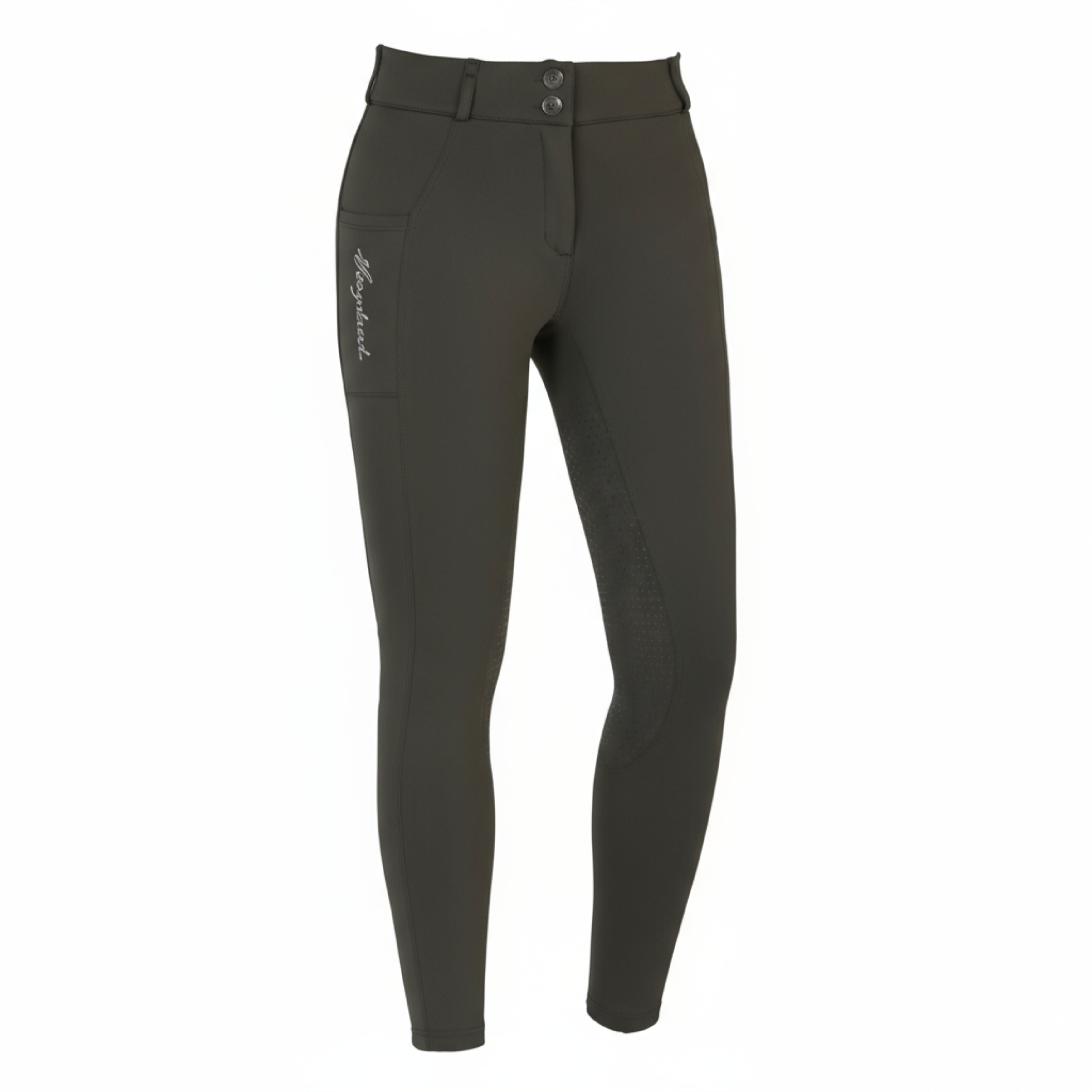 Kingsland Kornelia Vinter Ridebuks m. Fuldgrip - Green Beluga