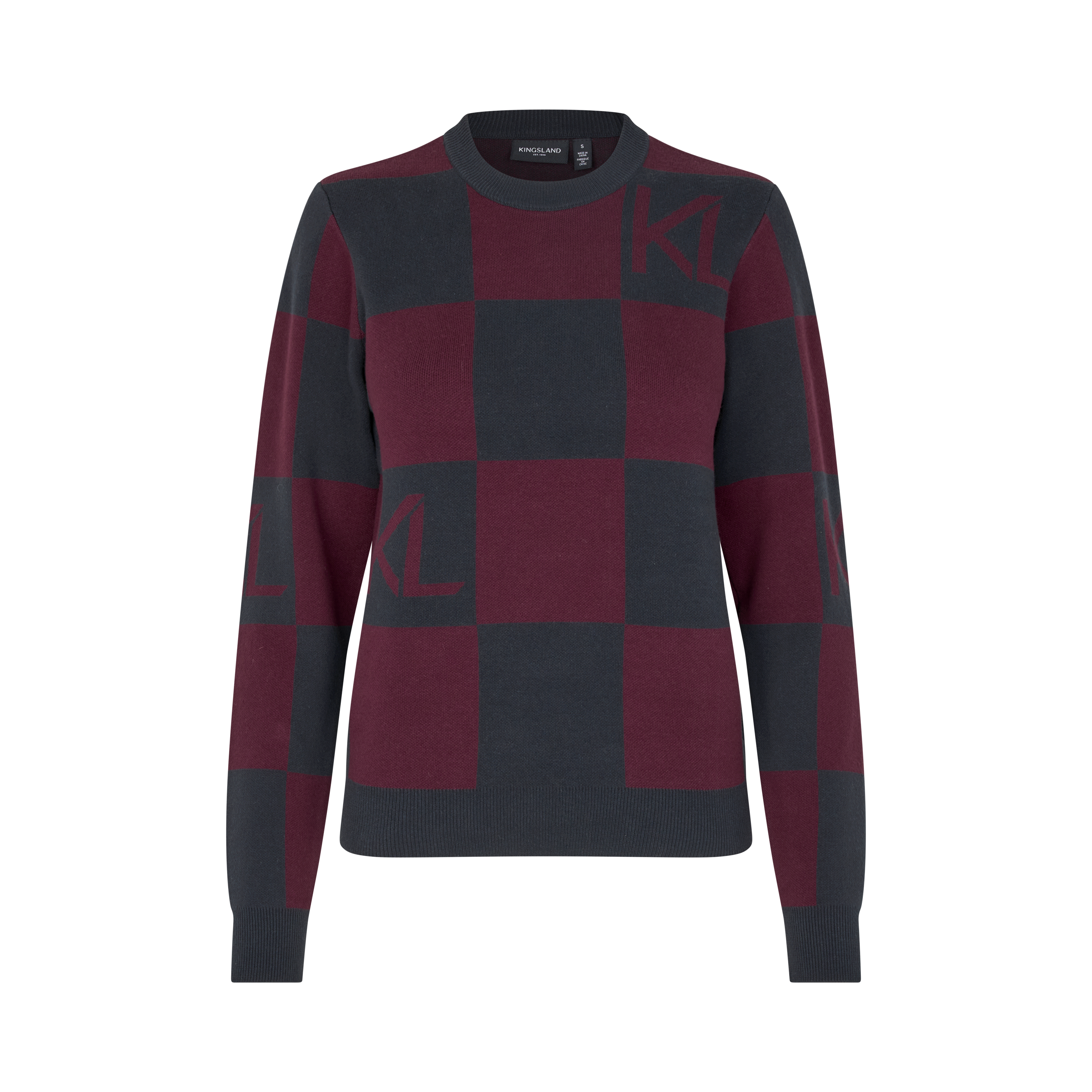 Kingsland Melanie Strikket Pullover - Plum Wine