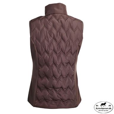 Kingsland Sia Insulated Vest - Brown Black Coffe