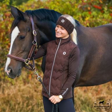 Kingsland Sia Insulated Vest - Brown Black Coffe