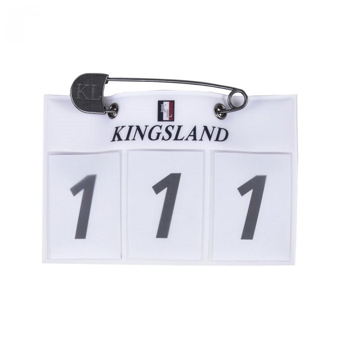 Kingsland Classic Stævnenummer - Hvid