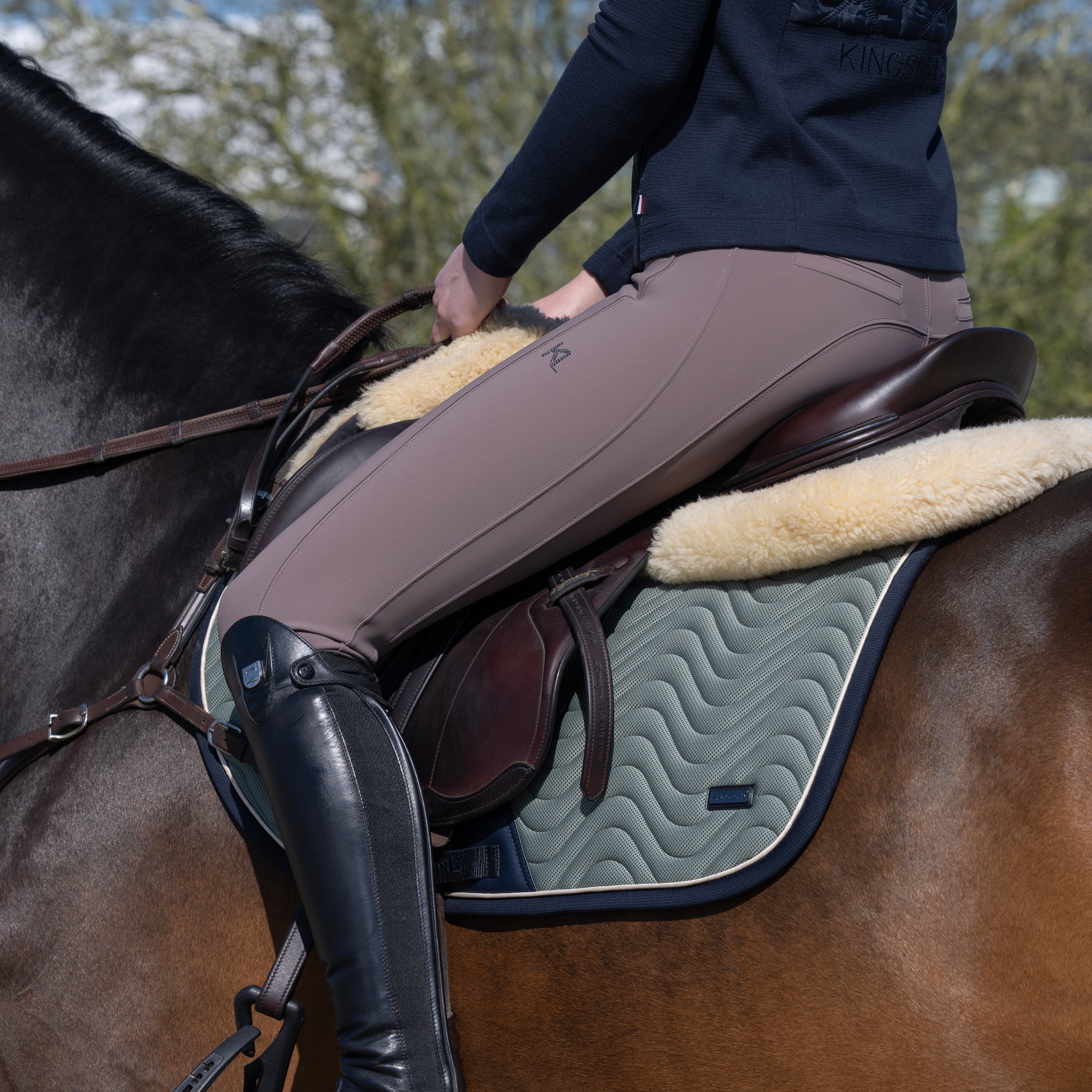 Kingsland Kira Ridebukser Med Fuldgrip