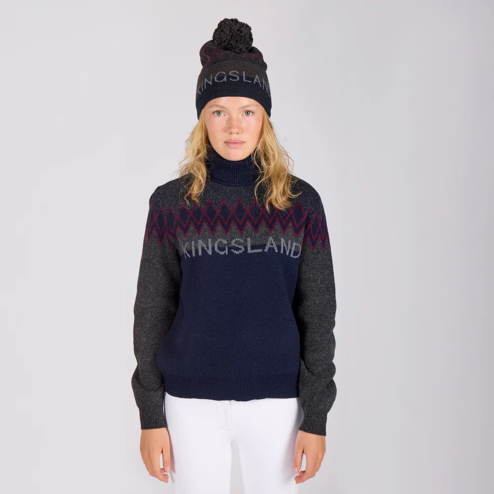 Kingsland Montez Strikket Rullekrave Bluse