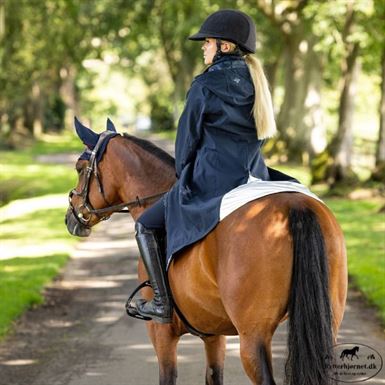 Lemieux Amelie Vandtæt Letvægts Ride Frakke - Navy