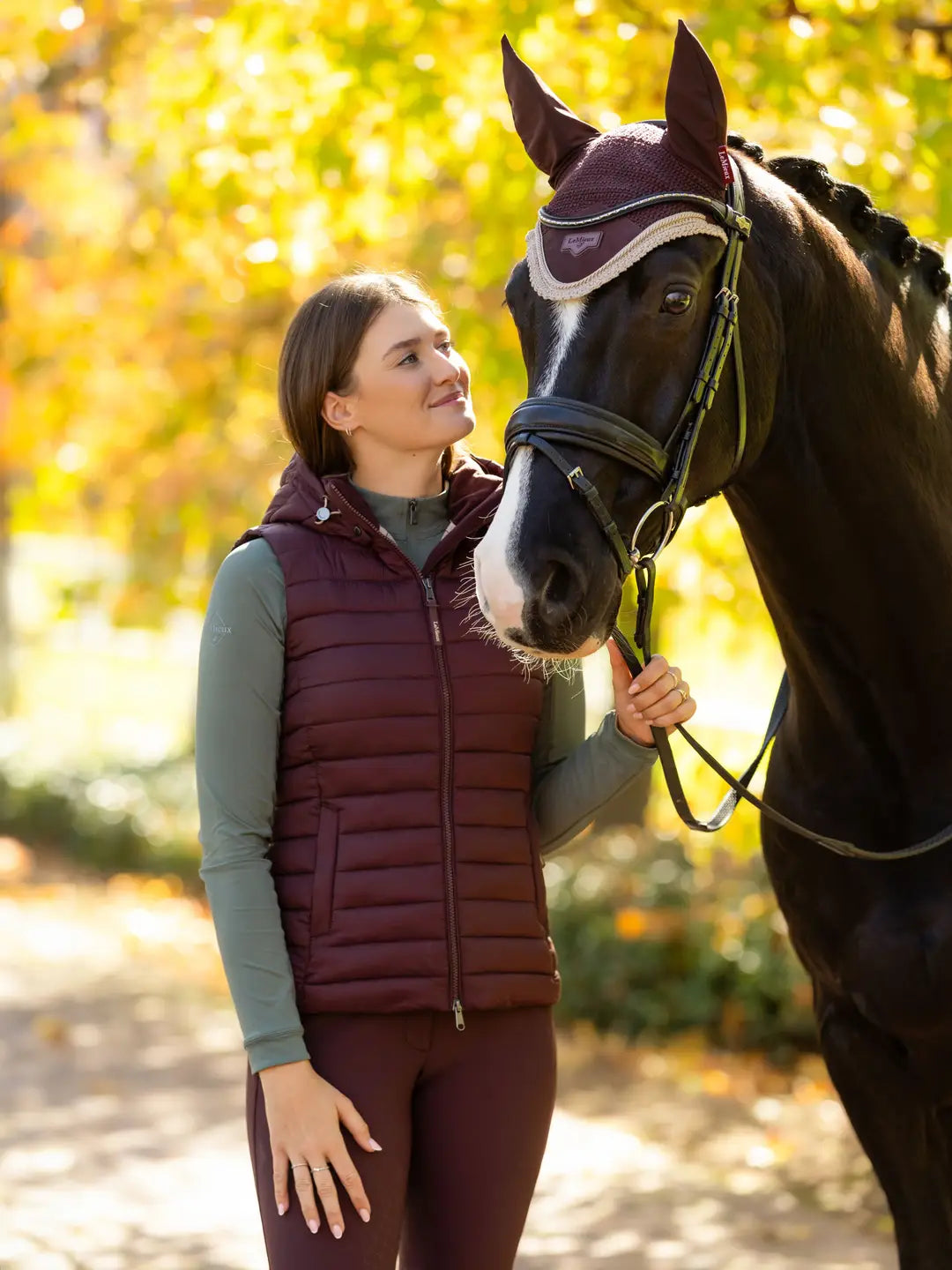 LeMieux Rose Quiltet Vest