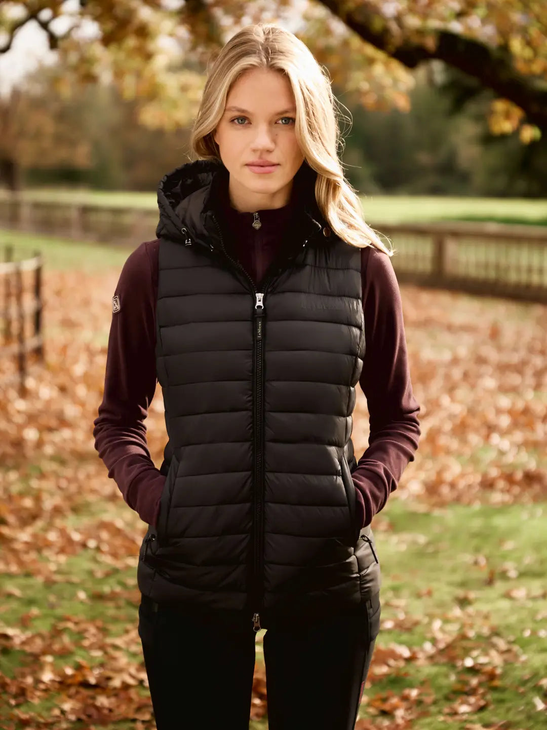 LeMieux Rose Quiltet Vest
